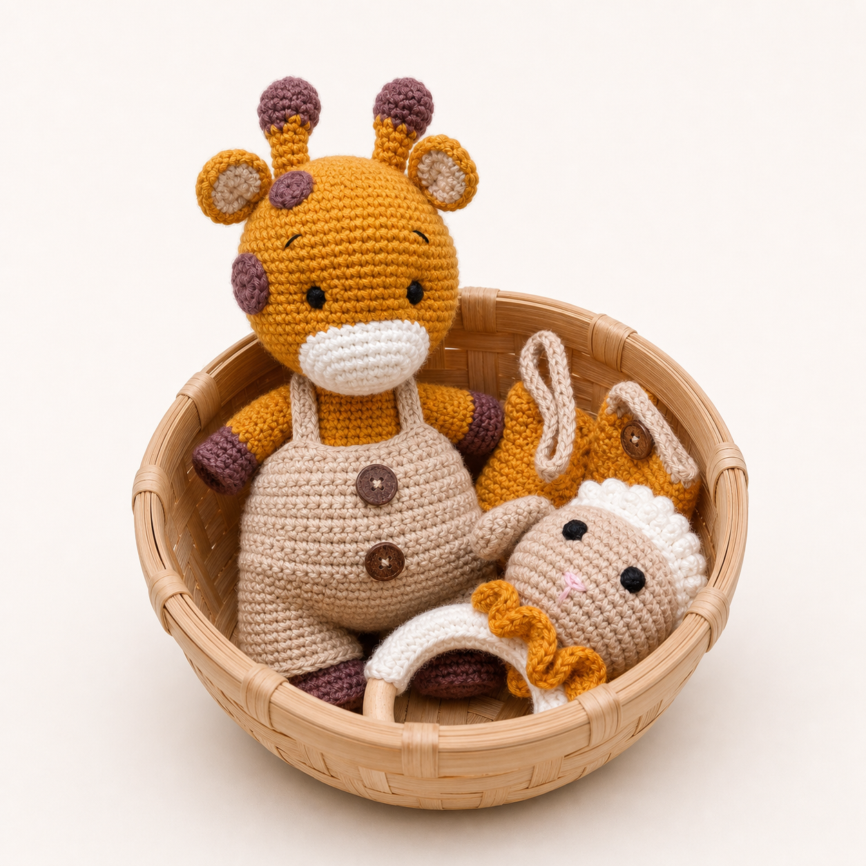 Crochet Safari Baby Gift Set
