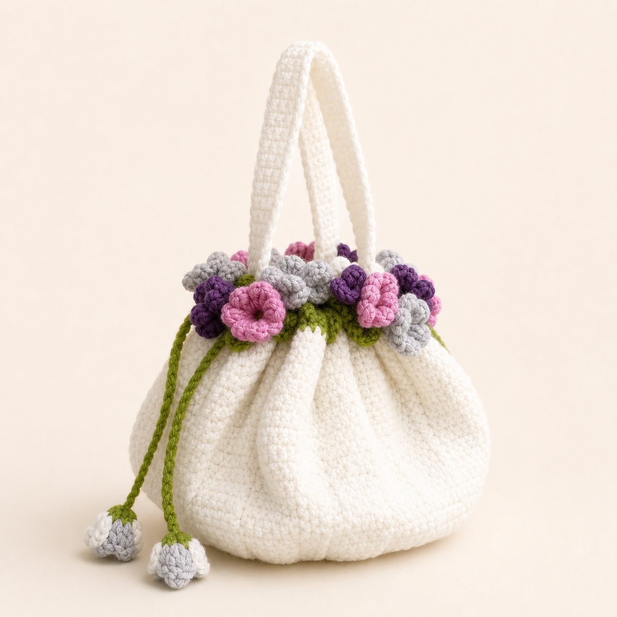 Crochet Drawstring Potli Bag